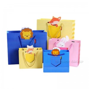 Kundenspezifische Papierhandtasche für das Verpacken der Geschenk-Tasche